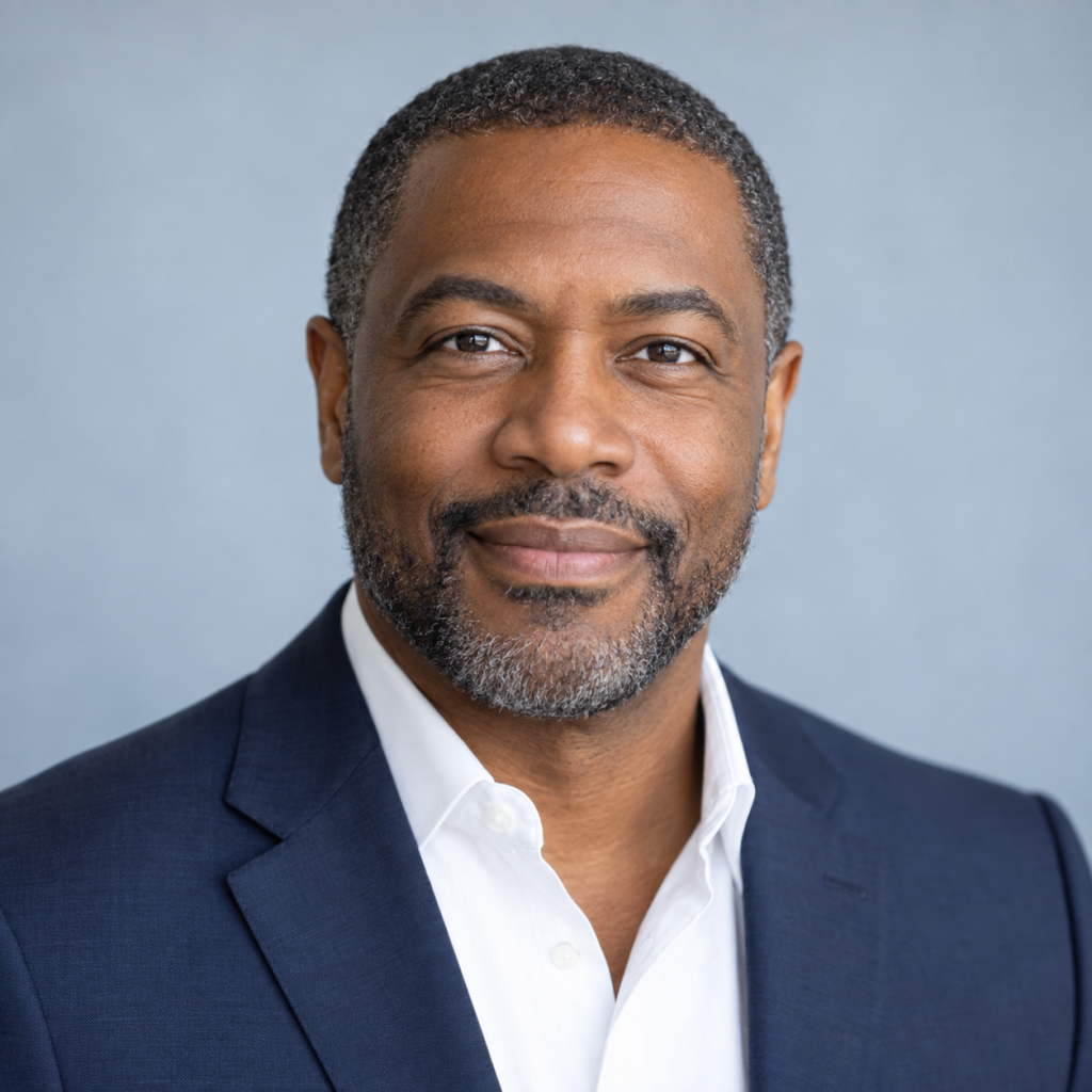 AI-generated fictional sample headshot of cameron brooks