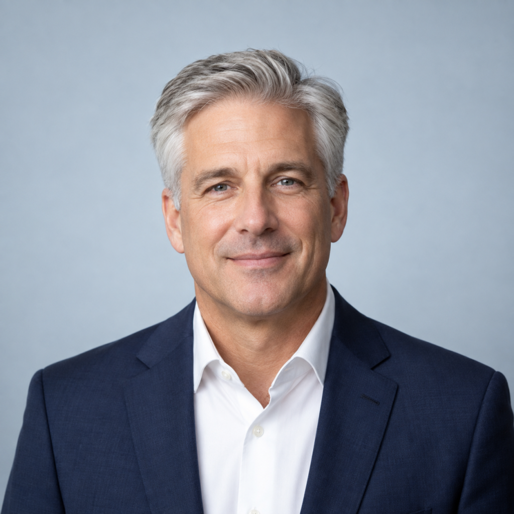 AI-generated fictional sample headshot of drew sullivan