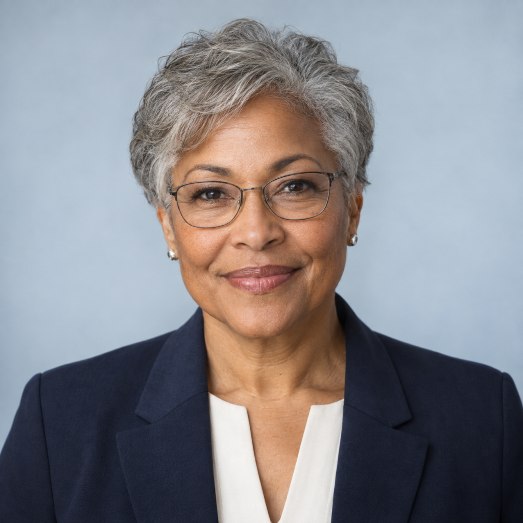 AI-generated fictional sample headshot of finley grant