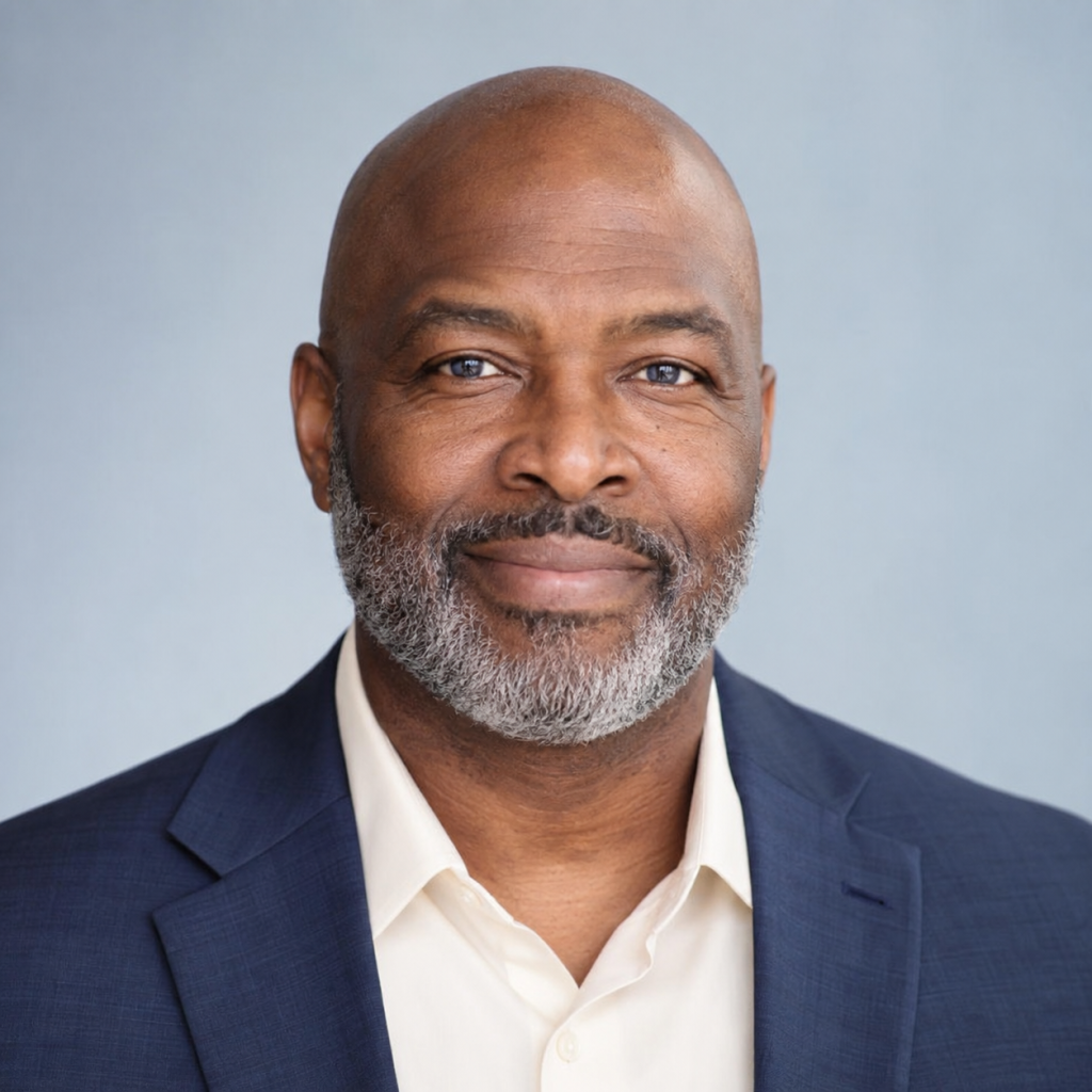 AI-generated fictional sample headshot of reese coleman