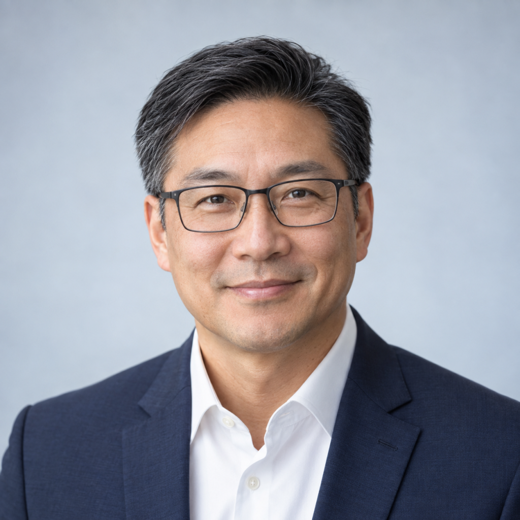 AI-generated fictional sample headshot of riley chen